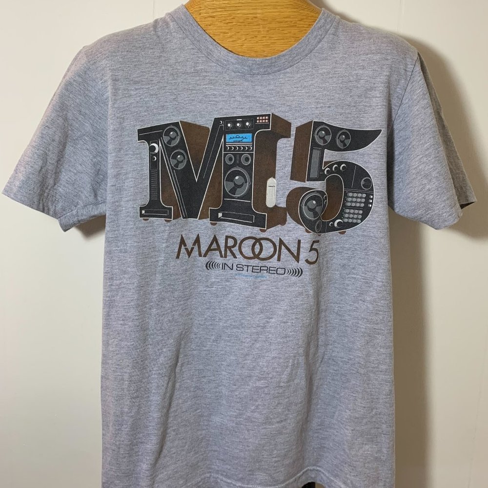 Maroon 5 In Stereo 2015 Tour T-Shirt - sz Small